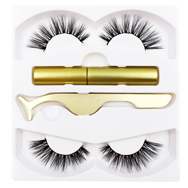Magnetic Lash Liner & Magnetic Faux Lashes & Precision Tweezer Kit