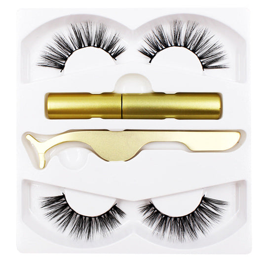 Magnetic Lash Liner & Magnetic Faux Lashes & Precision Tweezer Kit