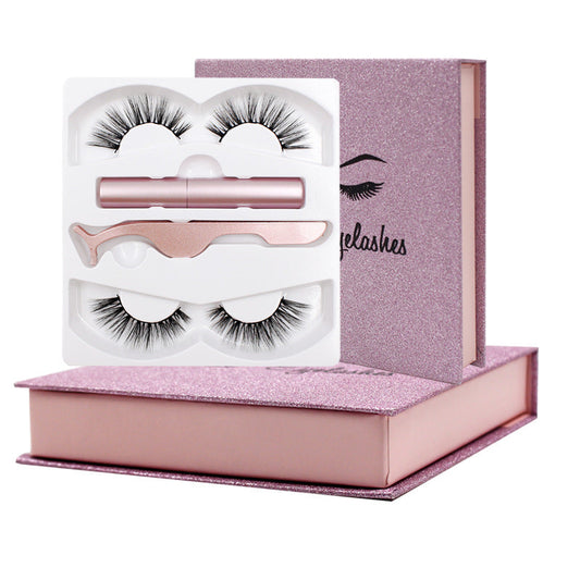 Magnetic Lash Liner & Magnetic Faux Lashes & Precision Tweezer Kit