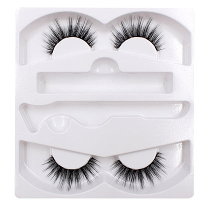 Magnetic Lash Liner & Magnetic Faux Lashes & Precision Tweezer Kit