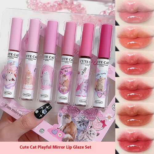 Multihued Reflective Lip Shine Collection Glossy Sheer Dewy Finish