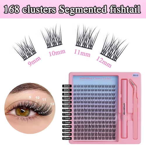 Thermal Bonded Multi-Cluster High Volume Dense Lash Set
