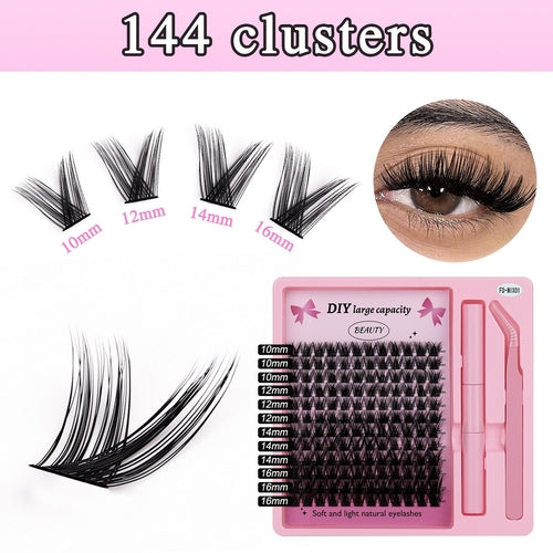 Thermal Bonded Multi-Cluster High Volume Dense Lash Set