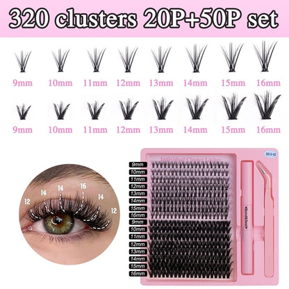 Thermal Bonded Multi-Cluster High Volume Dense Lash Set