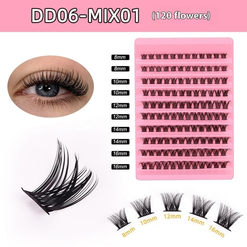 Thermal Bonded Multi-Cluster High Volume Dense Lash Set