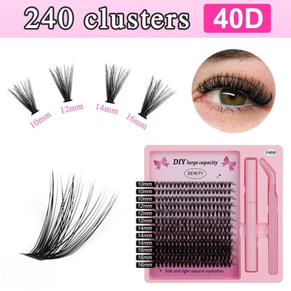 Thermal Bonded Multi-Cluster High Volume Dense Lash Set