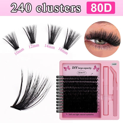 Thermal Bonded Multi-Cluster High Volume Dense Lash Set