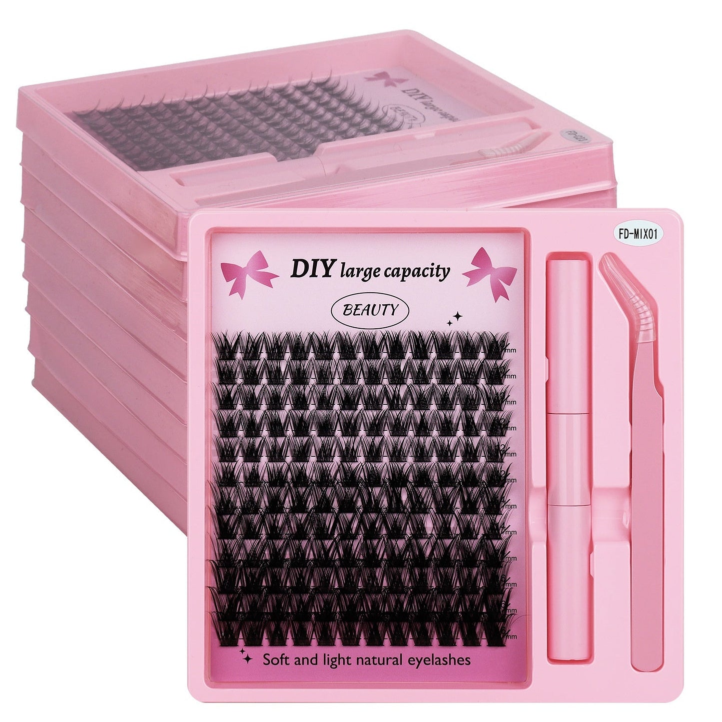 Thermal Bonded Multi-Cluster High Volume Dense Lash Set
