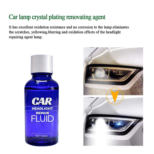 Vehicle headlight restoration solution