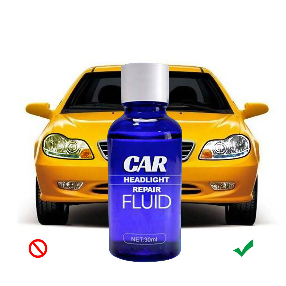 Vehicle headlight restoration solution