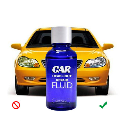 Vehicle headlight restoration solution