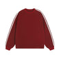 American-style Retro Three-bar Long-sleeved T-shirt For Men