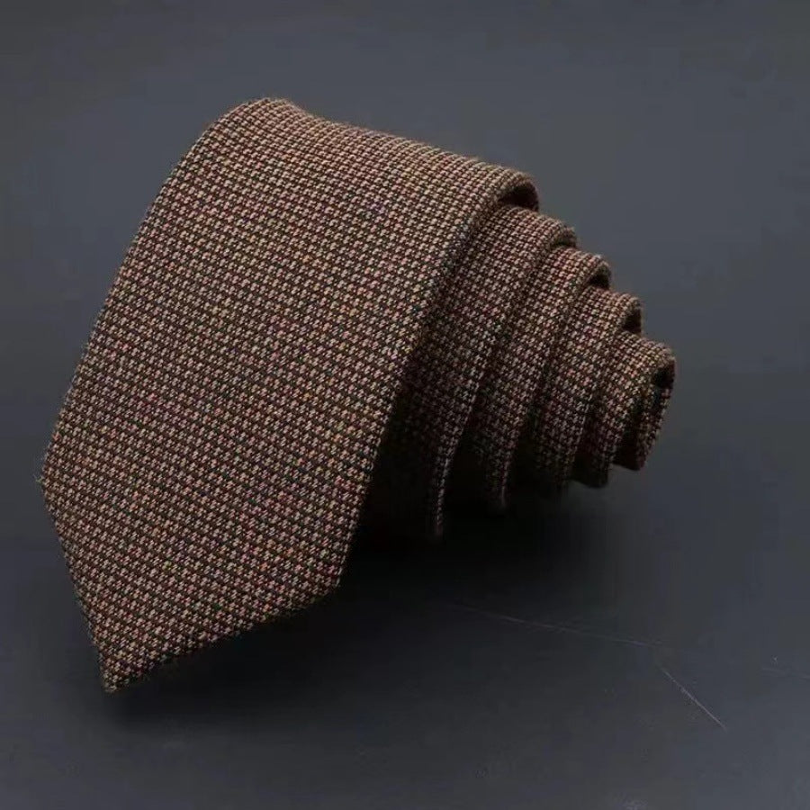 Thickened Men's Business Fashion Tie Cotton