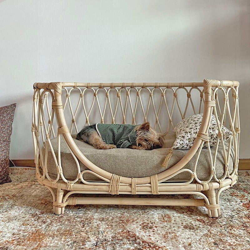 Pet Bed Handmade Woven Pet Bed Sofa For Dogs