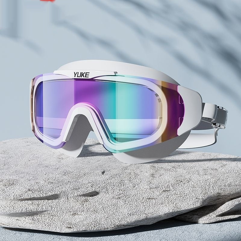 HD Waterproof Non-fogging Swimming Glasses