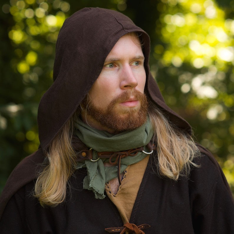 Medieval Shawl Cape Hooded Cape Halloween