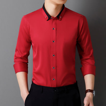 Men's Business Shirt Long Sleeve