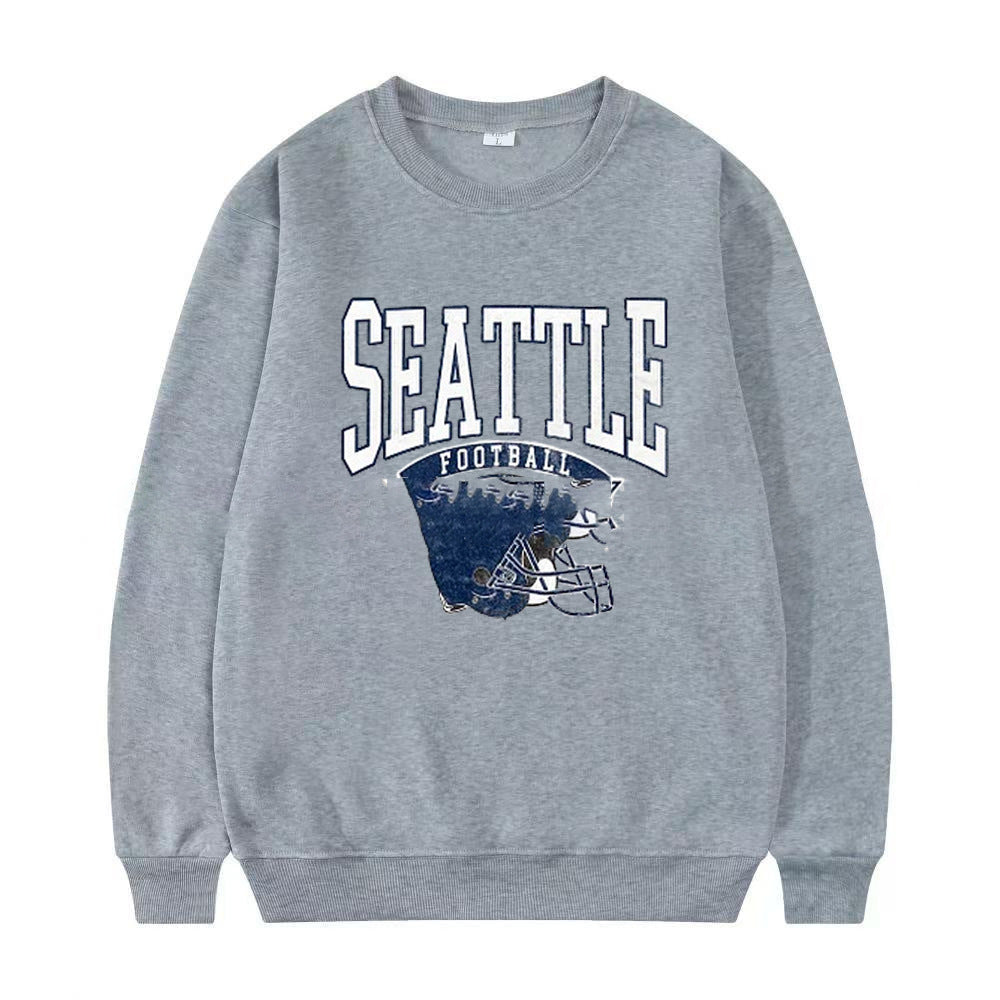 Brushed Hoody Round Neck Men's Sports And Leisure
