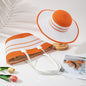 Straw Hat Bag Two-piece Set Seaside Vacation