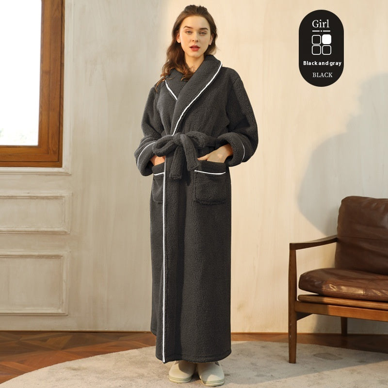 Thickened Cotton Velvet Robe