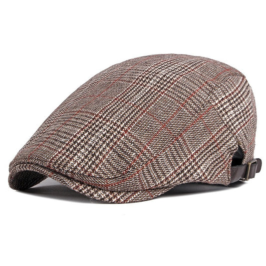 Hat Men's Classic Plaid