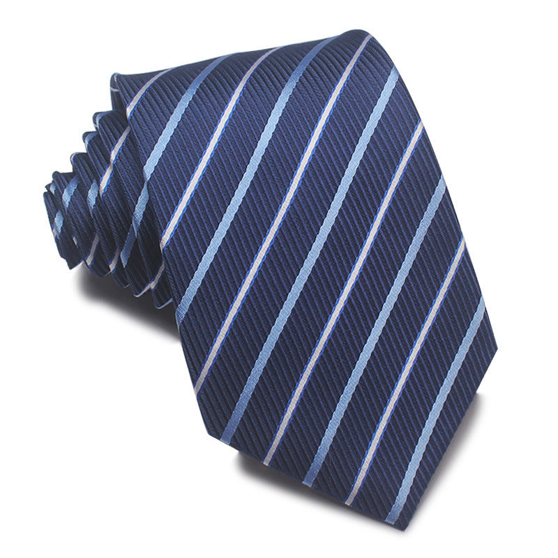 8CM Striped Tie Men's Business Formal