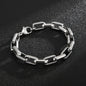 Men's Titanium Steel Bracelet Ins Niche Design Hip-hop Geometric