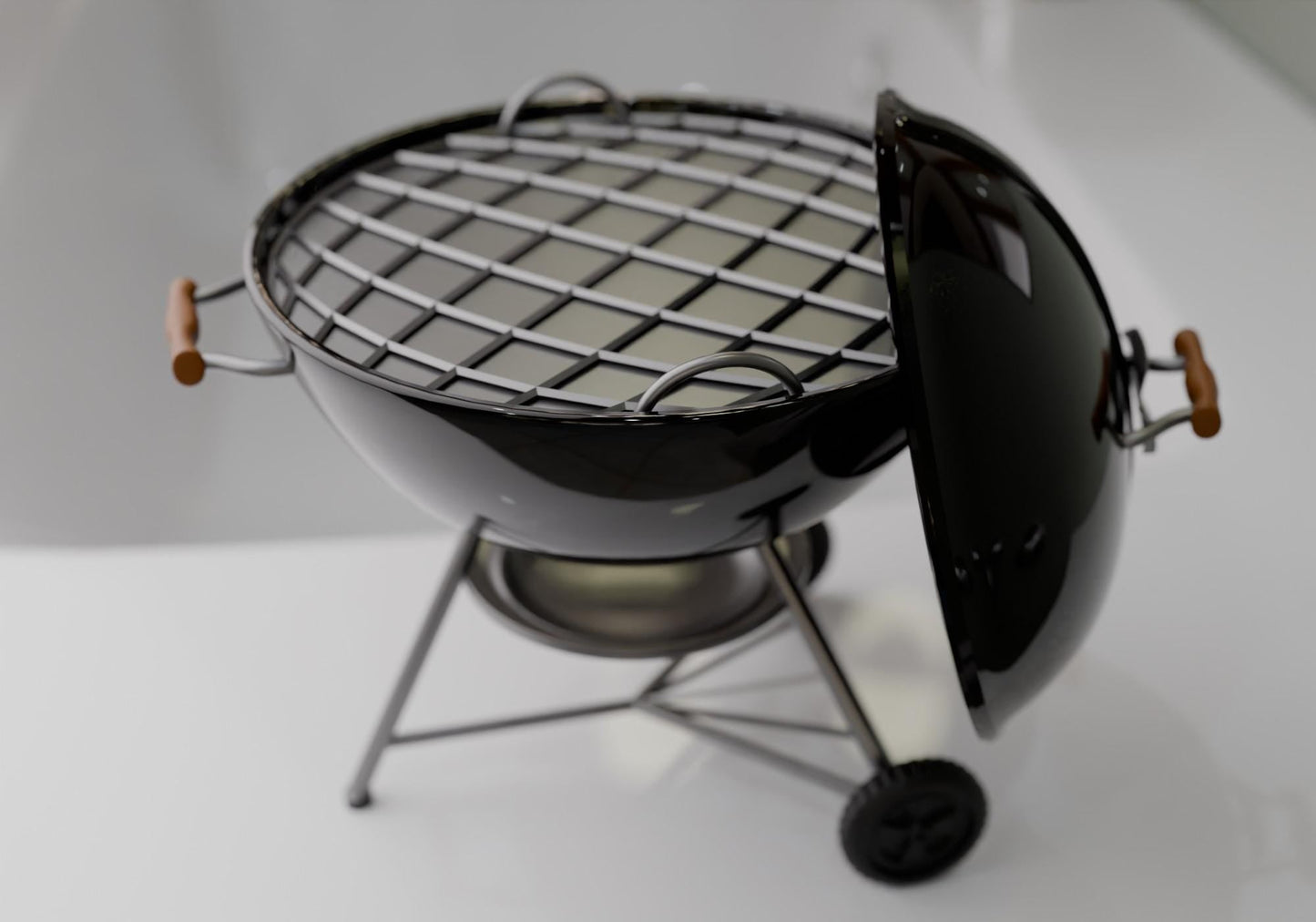Mini BBQ Grill Soap Dish – Hand painted Man Cave Soap Holder