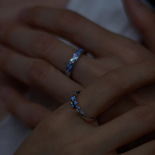 Couple Luminous Elegant Ring