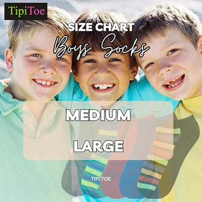 Big Kids Boys 10 Pairs Classy Lightweight Novelty Plain Solid Black