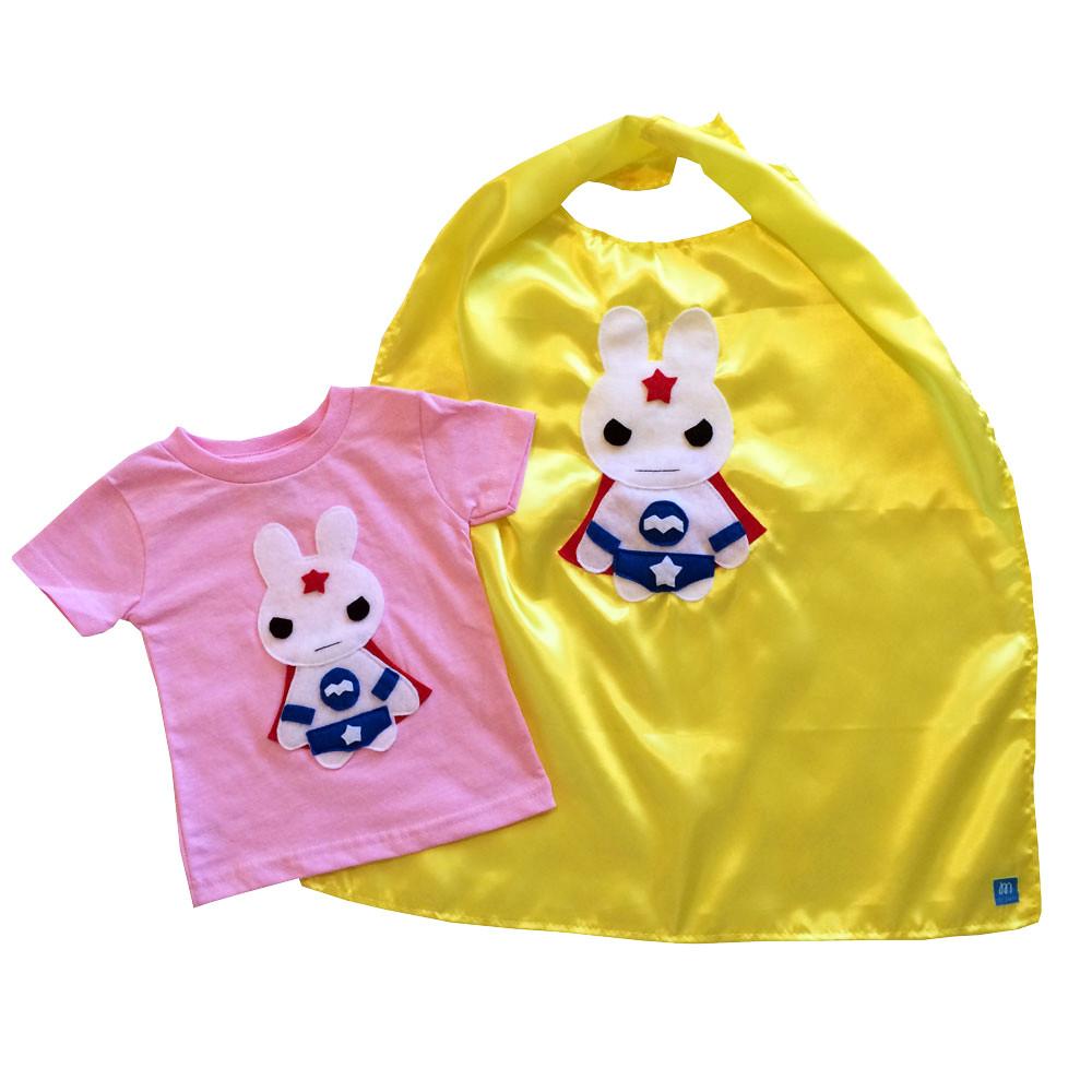 Kids Superhero Cape and Shirt - Team Super Animals