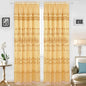 Holly - Embroidered Panel With Backing - Set of Two - Assorted Colors
