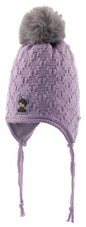 Infant & Toddler Knitted Winter Beanie with Furry Lined Earflaps For