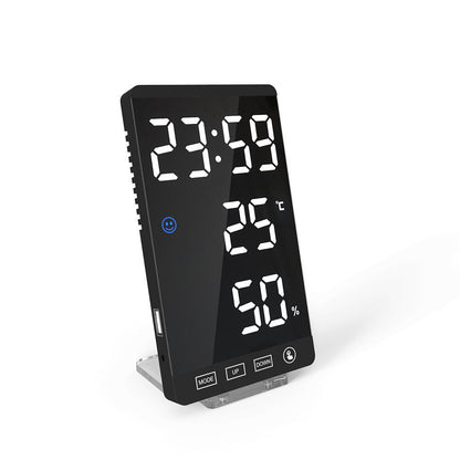 Digital Alarm Clock With Temperature Thermometer