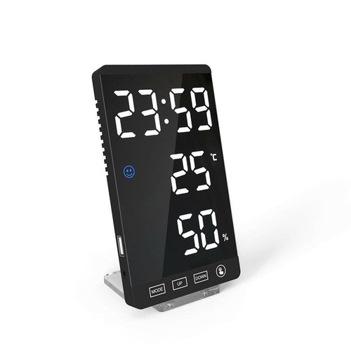 Digital Alarm Clock With Temperature Thermometer