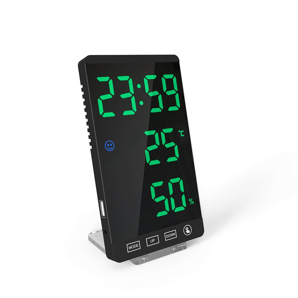 Digital Alarm Clock With Temperature Thermometer