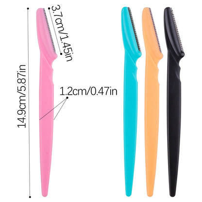 100PCS Eyebrow Shaper Portable Shaver Eye Brow Trimmer Shaping