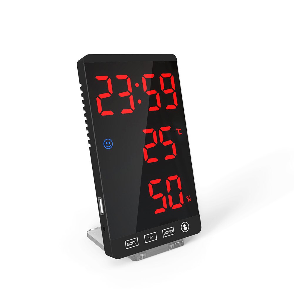 Digital Alarm Clock With Temperature Thermometer