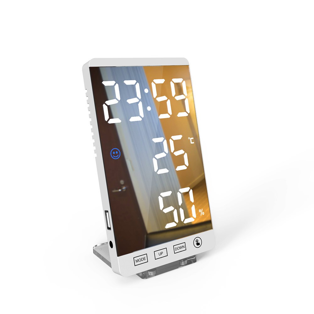 Digital Alarm Clock With Temperature Thermometer