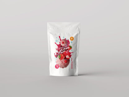 Freeze dried Ice Cream Balls Strawberry Magic