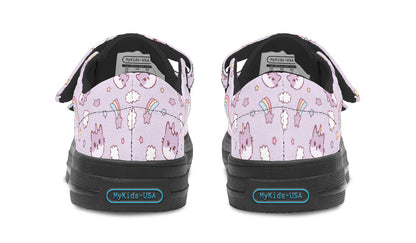 Kids Shoes Low Tops Rainbow And Cats