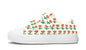 Kids Shoes Low Tops Floral Pattern