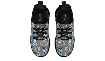 Kids Shoes Sneakers Cute Dogs
