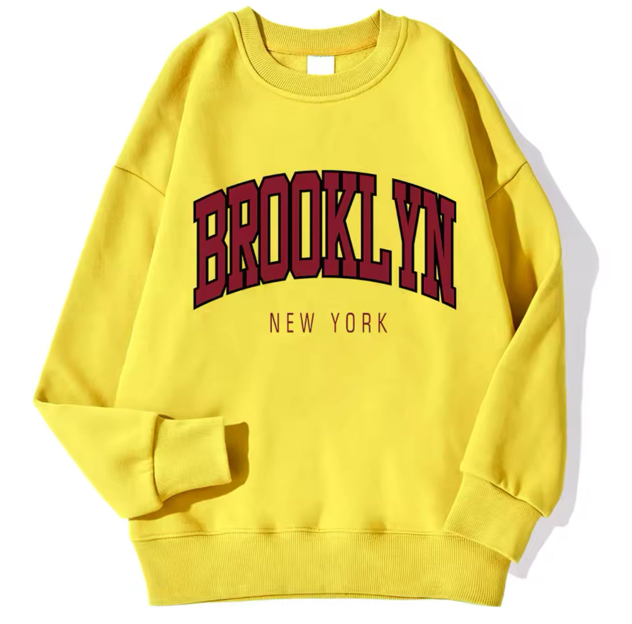 Printed Crew Neck Sweatshirt Women