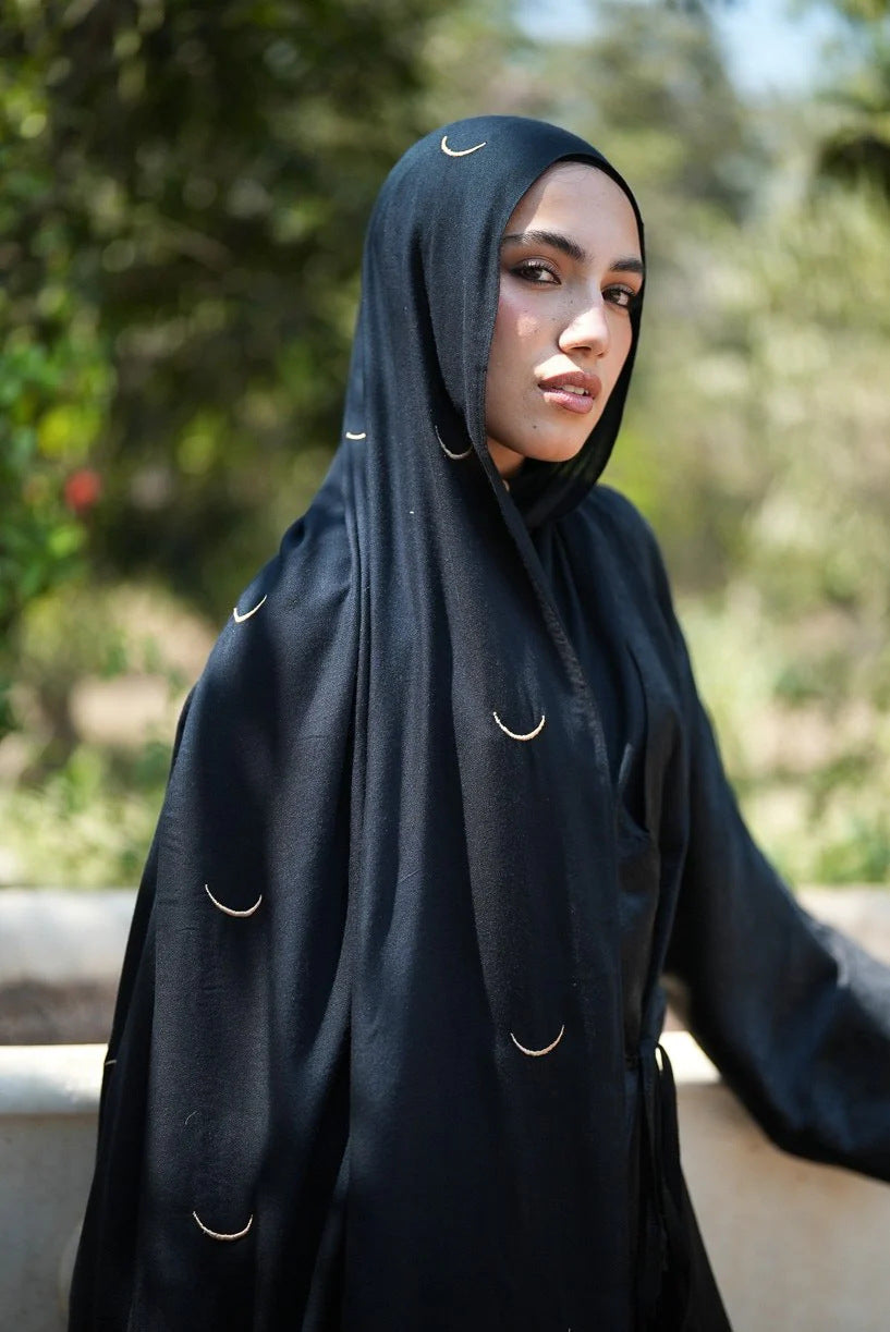 Satin Printed Hijab