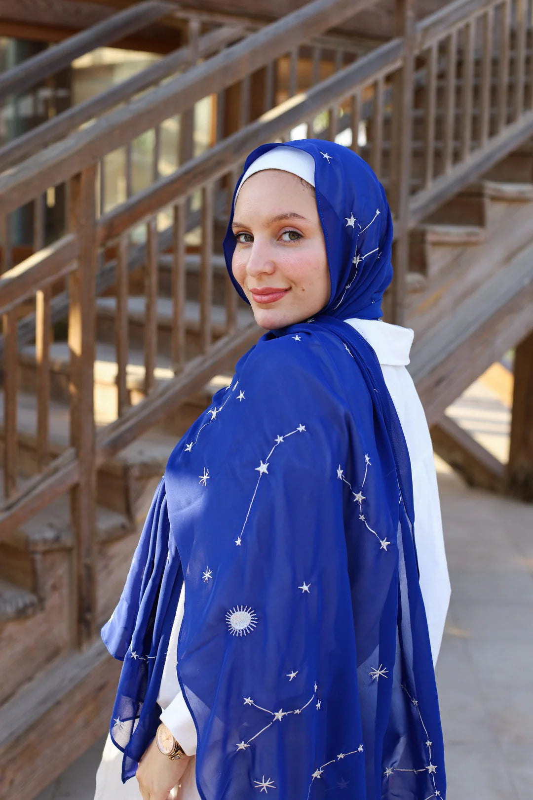 Satin Printed Hijab