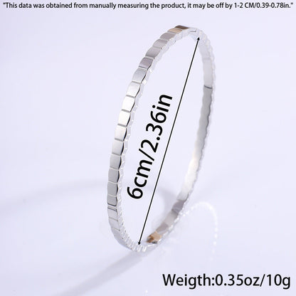 Ins Irregular Honeycomb-shaped Bracelet Fashion Minimalist Titanium