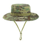 Camouflage Boonie Hat Round Edge Sun-proof Bucket Hat