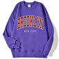 Printed Crew Neck Sweatshirt Women