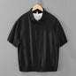 Summer Thin Breathable Short-sleeved Shirt Men's Trendy All-matching Loose Casual Shirt